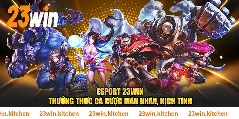 Esport 23WIN - Thưởng Thức Cá Cược Mãn Nhãn, Kịch Tính